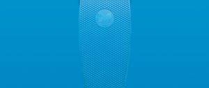 Preview wallpaper longboard, skateboard, blue, red, minimalism