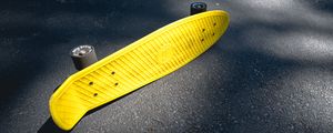 Preview wallpaper longboard, skateboard, skate, yellow