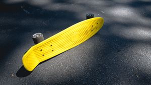 Preview wallpaper longboard, skateboard, skate, yellow