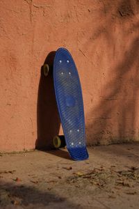 Preview wallpaper longboard, skateboard, wall, shadow