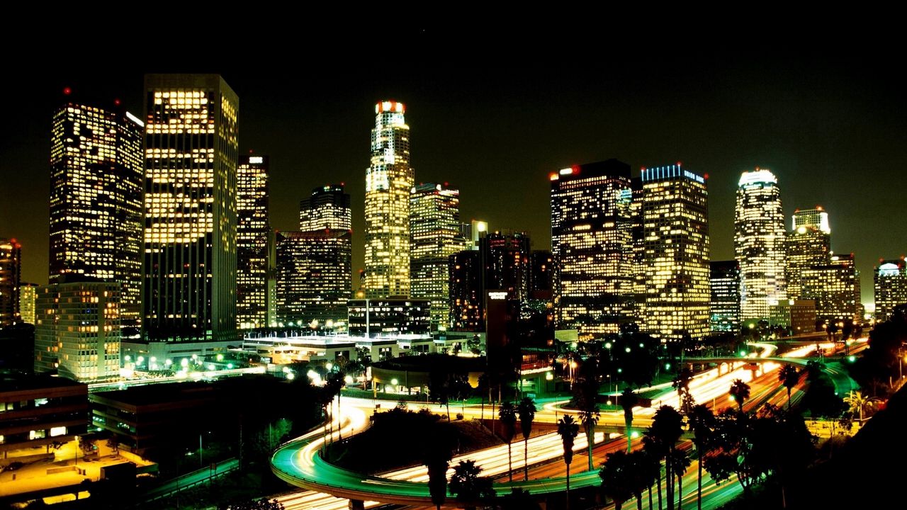 Los Angeles By Night wallpapers  Los Angeles By Night stock photos