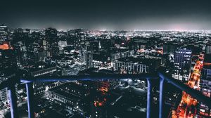 Preview wallpaper los angeles, united states, night city, buildings