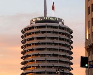 Preview wallpaper los angeles, vine street, capitol records tower