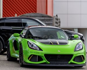Preview wallpaper lotus, car, sports car, green