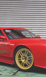 Preview wallpaper lotus europa, car, red, side view, tuning