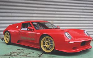 Preview wallpaper lotus europa, car, red, side view, tuning