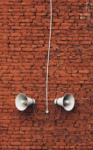 Preview wallpaper loudspeaker, alarm, minimalism