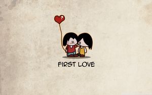 Preview wallpaper love, couple, lovers, first, ball