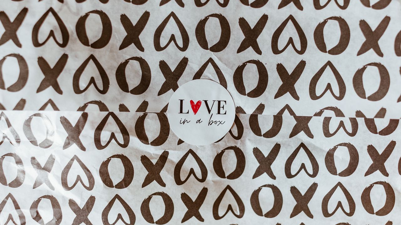 Wallpaper love, heart, box, inscription, packaging, gift