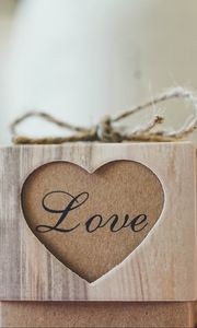 Preview wallpaper love, heart, gift, box
