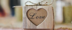 Preview wallpaper love, heart, gift, box