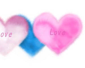 Preview wallpaper love, heart, light, pink, blue