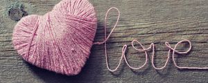 Preview wallpaper love, heart, strings, romance