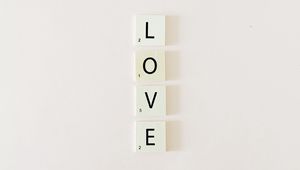 Preview wallpaper love, inscription, words, white