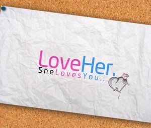Preview wallpaper love, letter, paper, pink, white