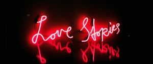 Preview wallpaper love, neon, text, glow, red