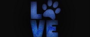 Preview wallpaper love, paw, animals, care