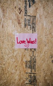 Preview wallpaper love, words, inscription, heart, texture