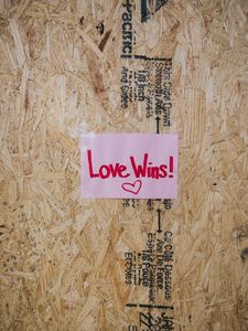 Preview wallpaper love, words, inscription, heart, texture