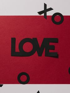 Preview wallpaper love, words, paper
