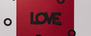 Preview wallpaper love, words, paper