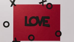 Preview wallpaper love, words, paper
