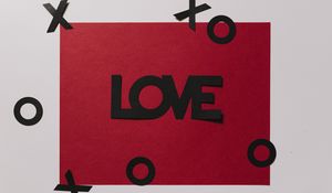 Preview wallpaper love, words, paper