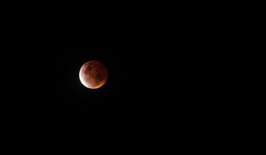 Preview wallpaper lunar eclipse, 2015, moon, sky