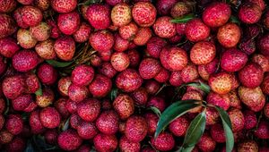 Preview wallpaper lychees, fruits, berries