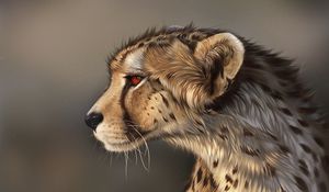 Preview wallpaper lynx, predator, art, big cat, wildlife