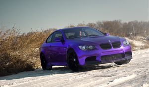 Preview wallpaper m3, bmw, tuning, purple, chrome