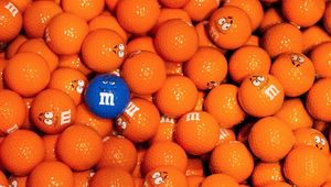 Preview wallpaper m and m, golf, balls, bright