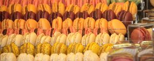 Preview wallpaper macaron, cookies, pastries, desserts, frosting