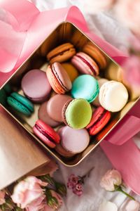 Preview wallpaper macaron, flowers, colorful