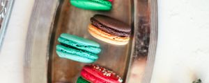 Preview wallpaper macarons, biscuits, dessert, colorful