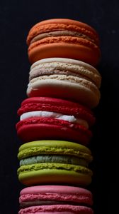 Preview wallpaper macarons, cookies, dessert, pastries, colorful