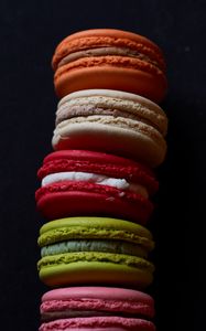 Preview wallpaper macarons, cookies, dessert, pastries, colorful