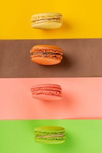 Preview wallpaper macarons, cookies, dessert, colorful, bright
