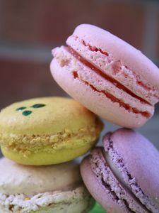 Preview wallpaper macarons, cookies, dessert, pastries