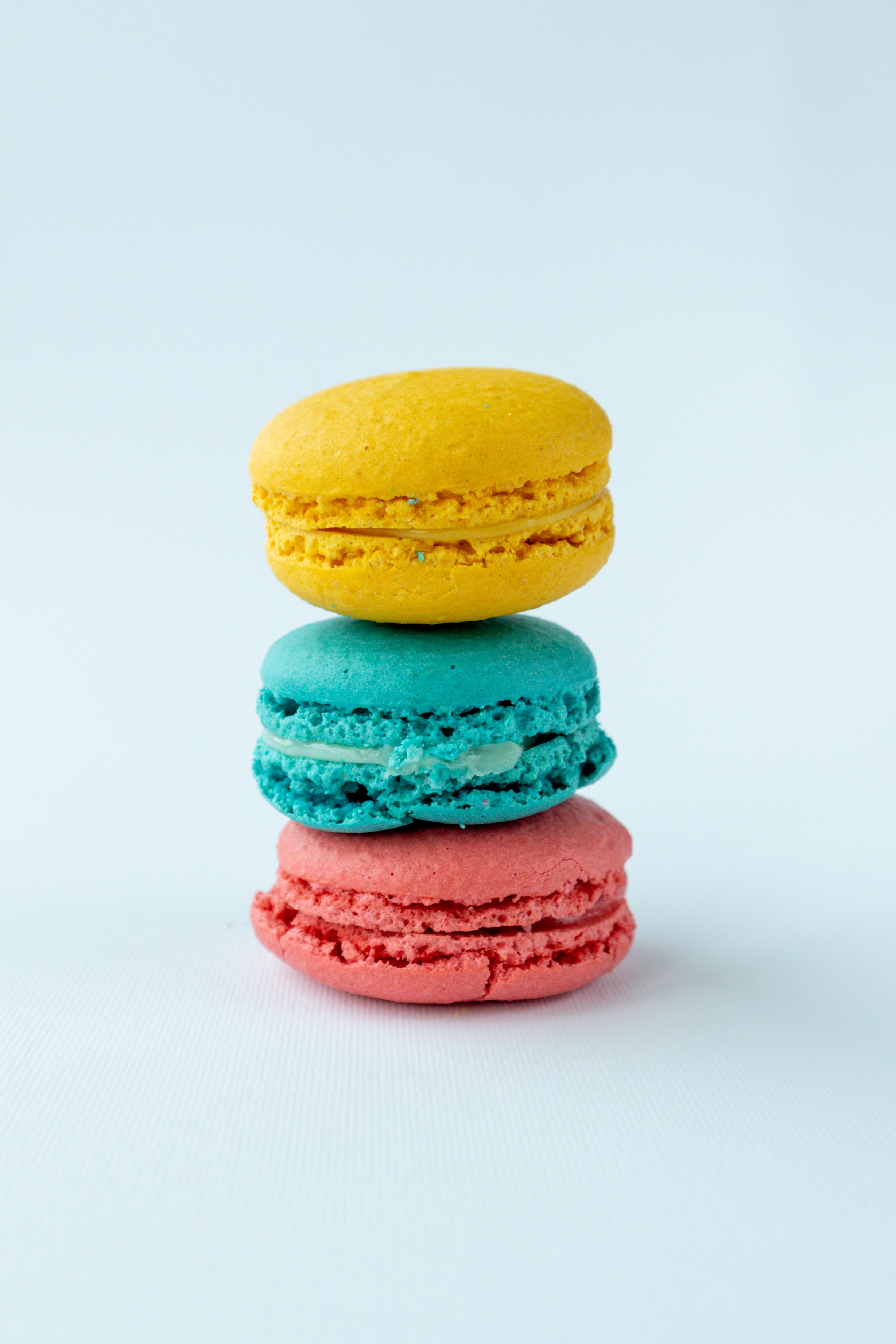 Download wallpaper 2457x3685 macaroon, cake, dessert, baking, colorful