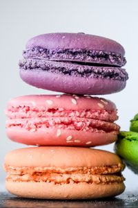 Preview wallpaper macaroons, almond biscuits, pastries, colorful