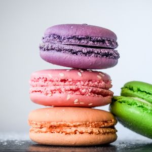 Preview wallpaper macaroons, almond biscuits, pastries, colorful