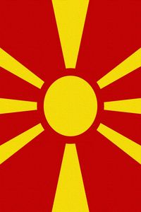 Preview wallpaper macedonia, sun flag, rays