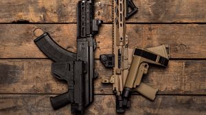 Preview wallpaper machine guns, guns, weapons, army