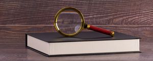 Preview wallpaper magnifier, magnification, book, reading