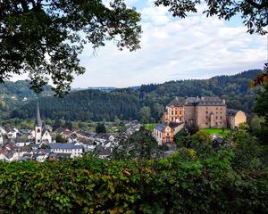 Preview wallpaper malberg, germany, architecture, buildings, trees
