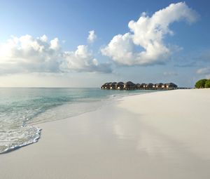 Preview wallpaper maldives, beach, sand, sea, tropics