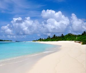 Preview wallpaper maldives, beach, sand, summer