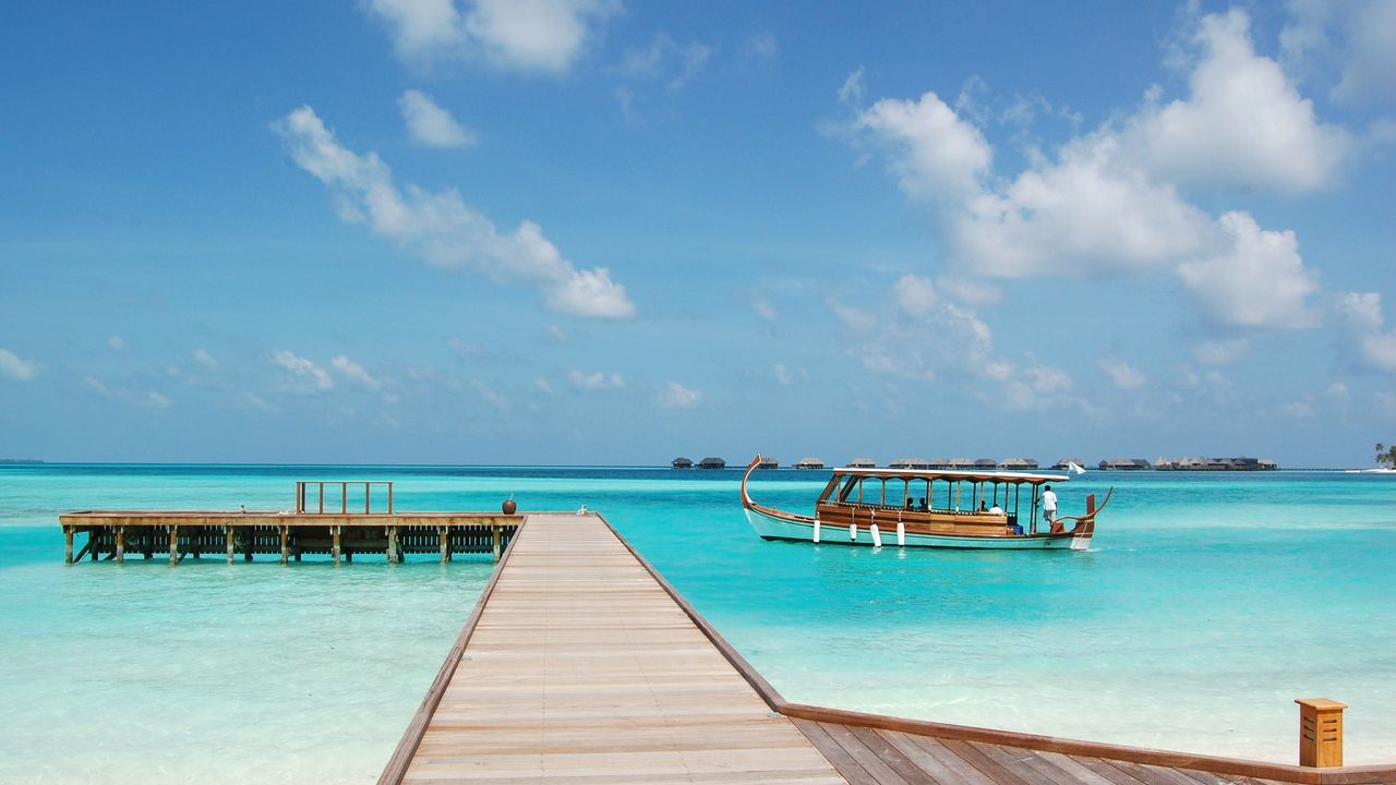 Wallpaper maldives, beach, sea, sky