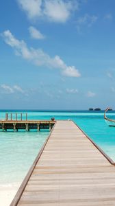 Preview wallpaper maldives, beach, sea, sky